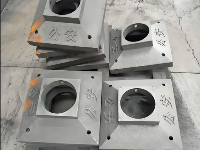 防撞護欄鑄鐵座-鑄鐵護欄支架